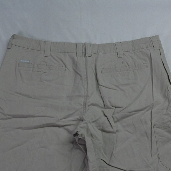 Columbia 42 x 10" Khaki Twill Outdoor Utility Shorts - Picture 6 of 7